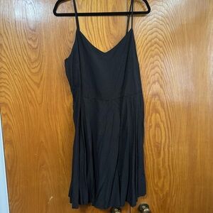 GAP Black Mini Dress with Polka Dots